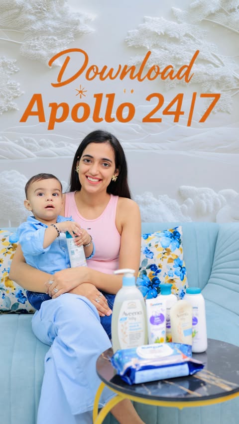 Instagram post by @nishubijarnia for MomJunction. Caption reads: The last diaper panic. The empty rash cream. The....