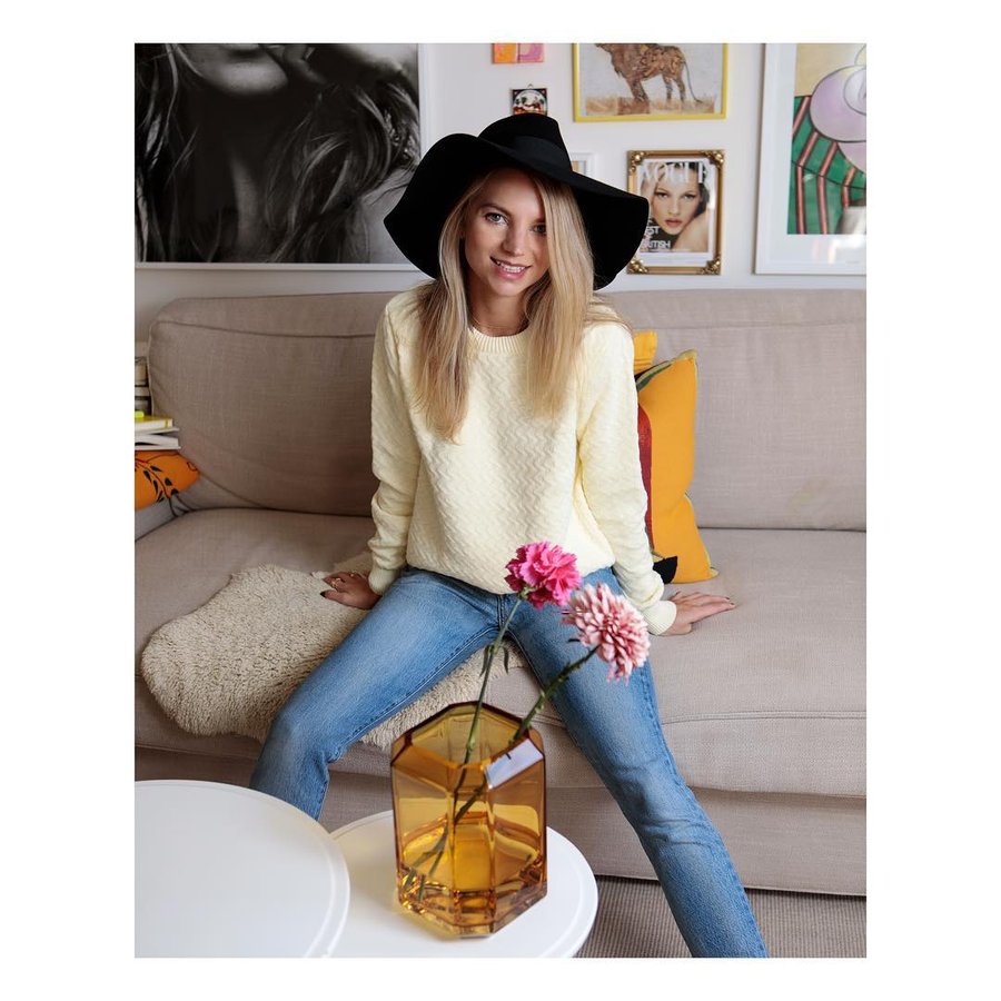 Instagram post by @loewie8 for Brixton. Caption reads: [...] #jewelvase #eightovereight #micasa....