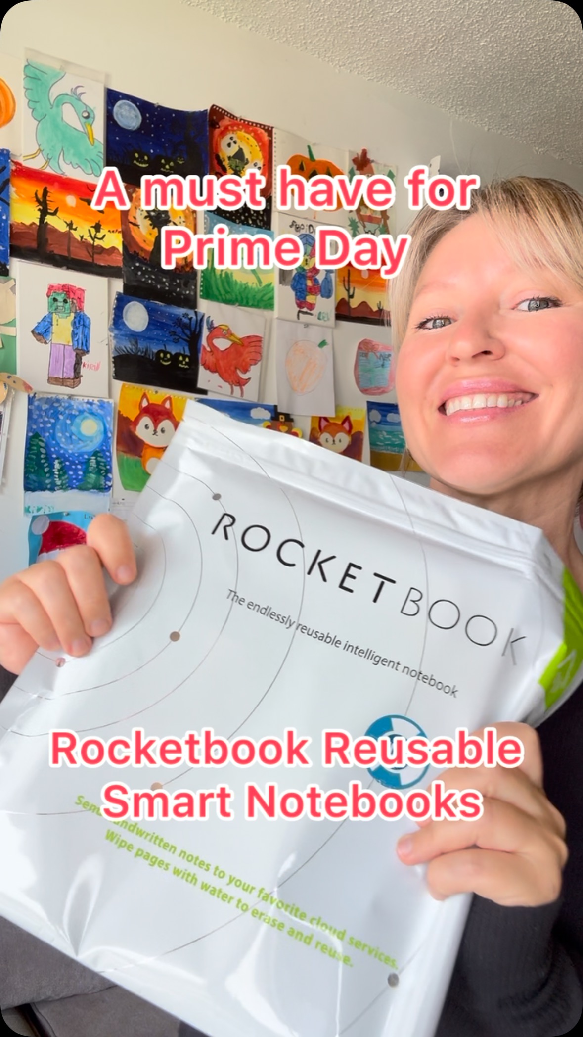 Instagram post by @olgaurbanovich_ for Rocketbook. Caption reads: Love my morning routine with @getrocketbook Prime....