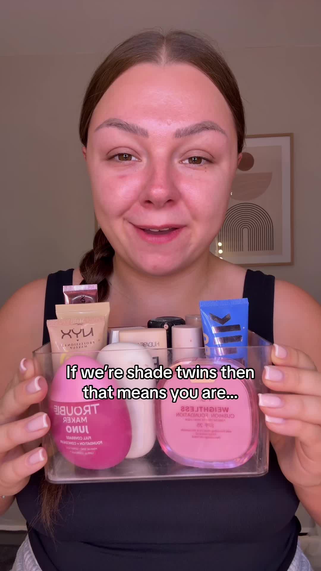 TikTok post by @alicialydialand for Missha. Caption reads: [...] @Fenty Beauty @Makeup Revolution @missha uk....