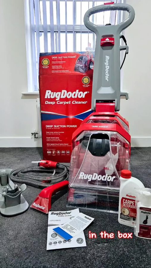 Instagram post by @capturingfamilymoments for Rug Doctor. Caption reads: End of Tenancy Carpet Clean ft @rugdoctoruk Deep....