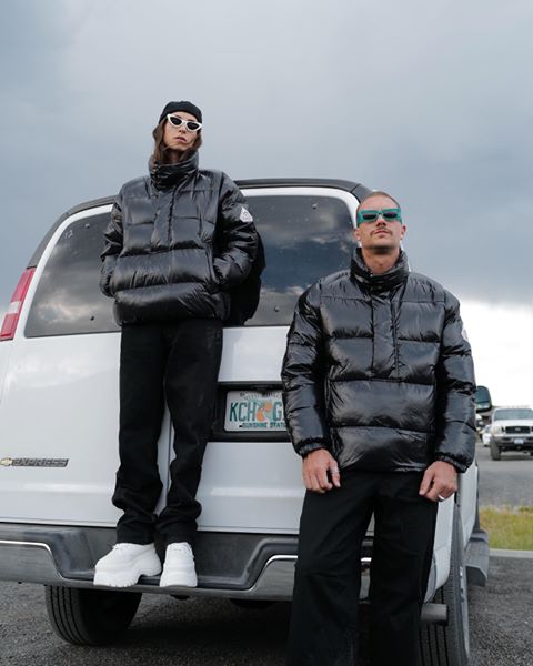 Instagram post by @elbio_bonsaglio for Pyrenex. Caption reads: During our last road trip in the US....