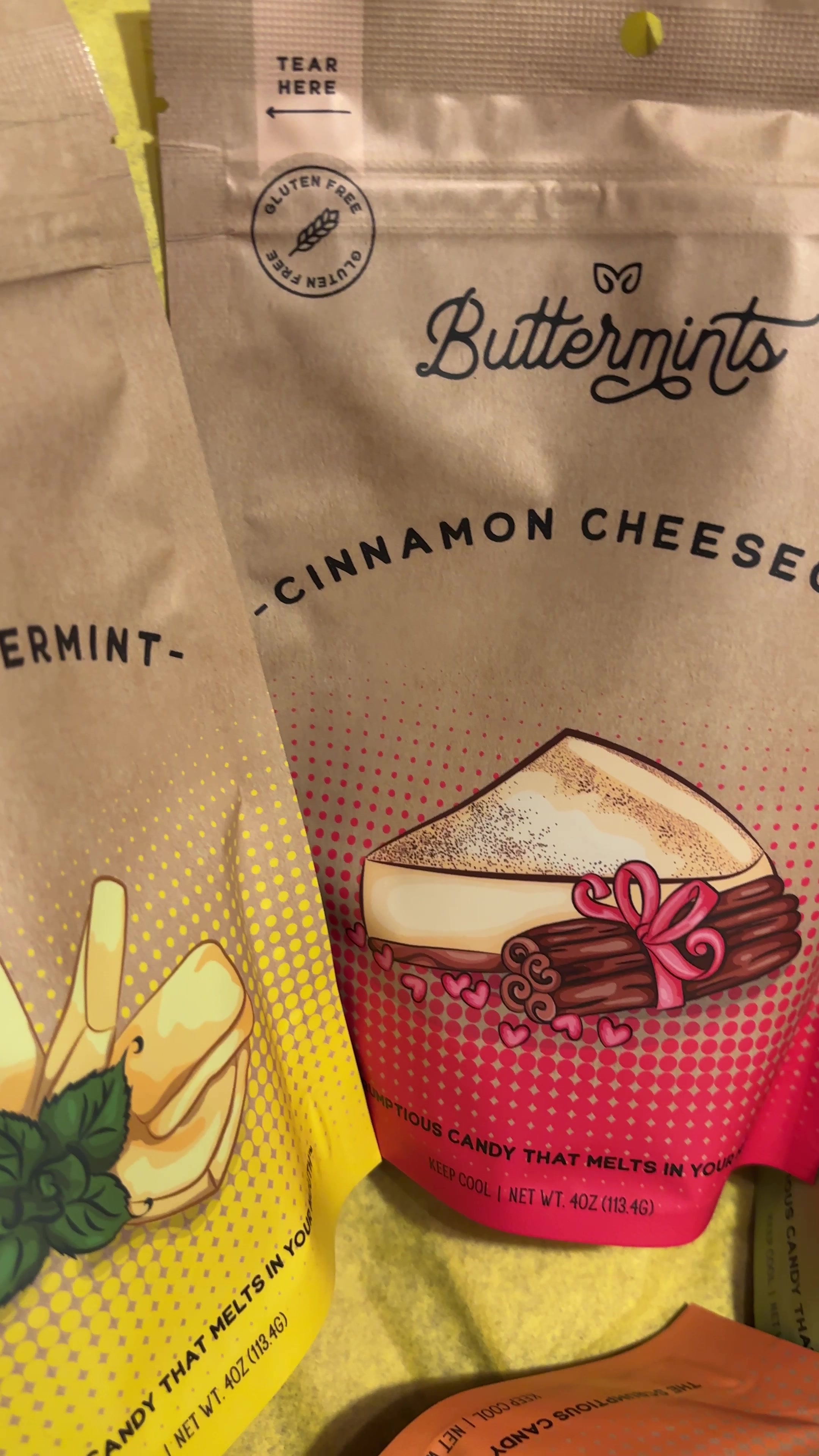 TikTok post by @buttercreamconfetticake for Buttermints. Caption reads: [...] Original Buttermint is my favorite.....