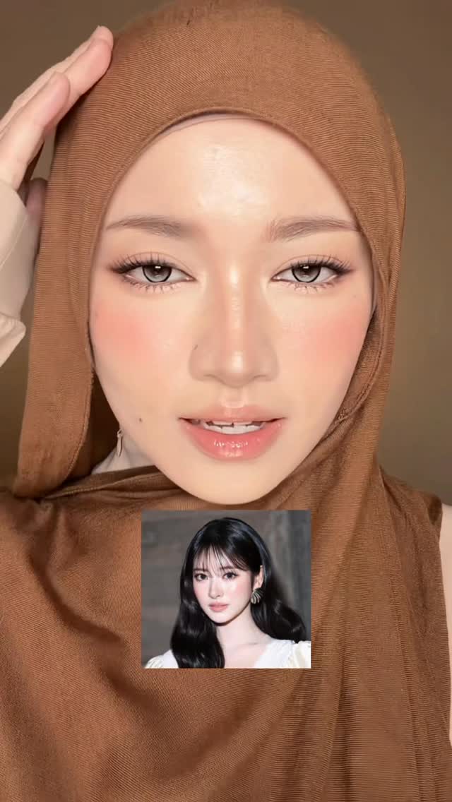 Instagram post by @nanatjdnn for Hada Labo Singapore. Caption reads: recreating the viral Anna MEOVV makeup look with a....