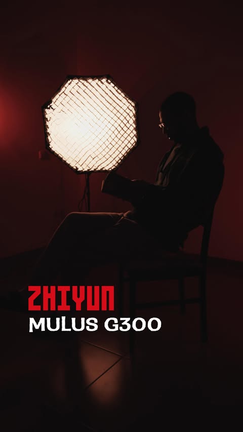 Instagram post by @mezaaii for ZHIYUN. Caption reads: [...] — the mood, the depth, the emotion. The....