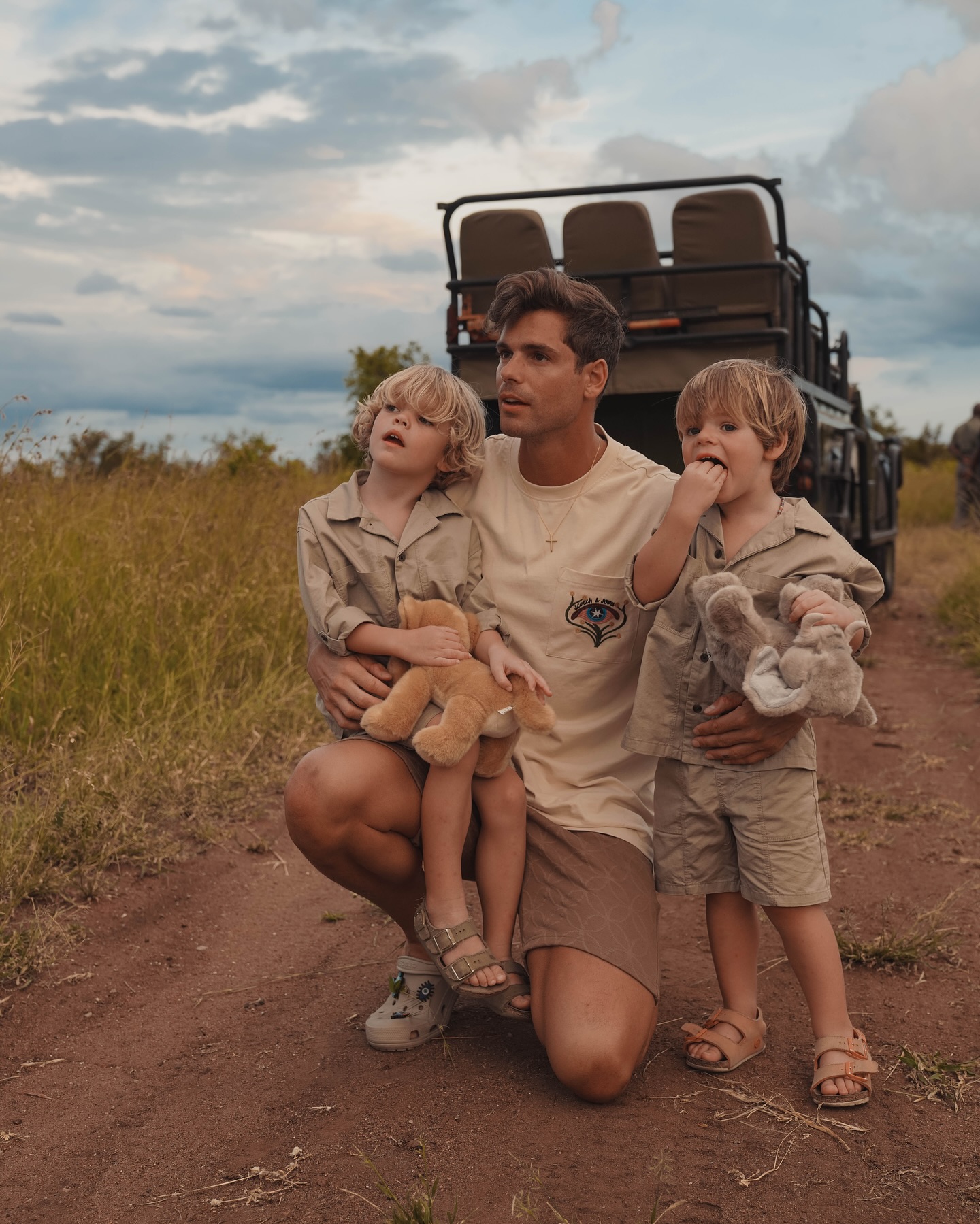 Instagram post by @gioboyparis for Tourlane. Caption reads: Today we saw so many animals in South Africa 🇿🇦....