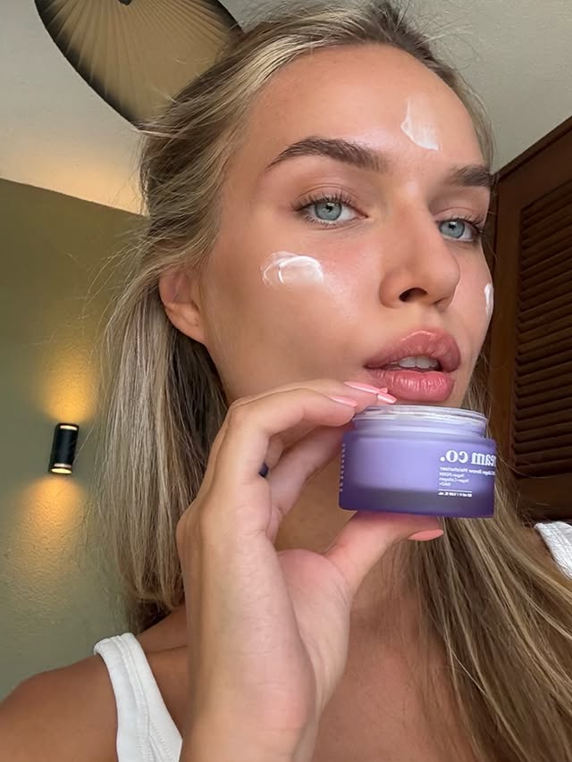 Instagram post by @daria_iakubchik for Cream Co.. Caption reads: [...] slow down, soft skin, good mood 🤍 @creamco....