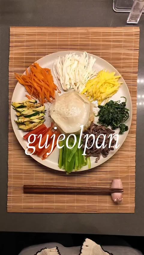 Instagram post by @cafemaddy for ZWILLING. Caption reads: Gujeolpan with @Zwilling_usa! Gujeolpan is a....