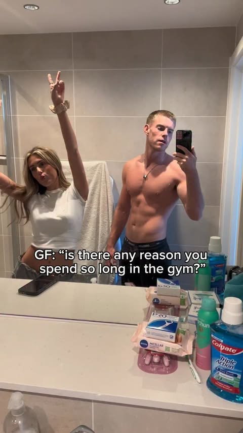 Instagram post by @sam_goatlifters for Gymshark. Caption reads: Anything for some extra rest @gymshark code GOAT10....