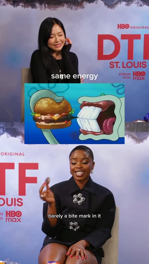 Instagram post by @sharmainesnacks for HBO. Caption reads: [...] interview for DTF St Louis to celebrate....