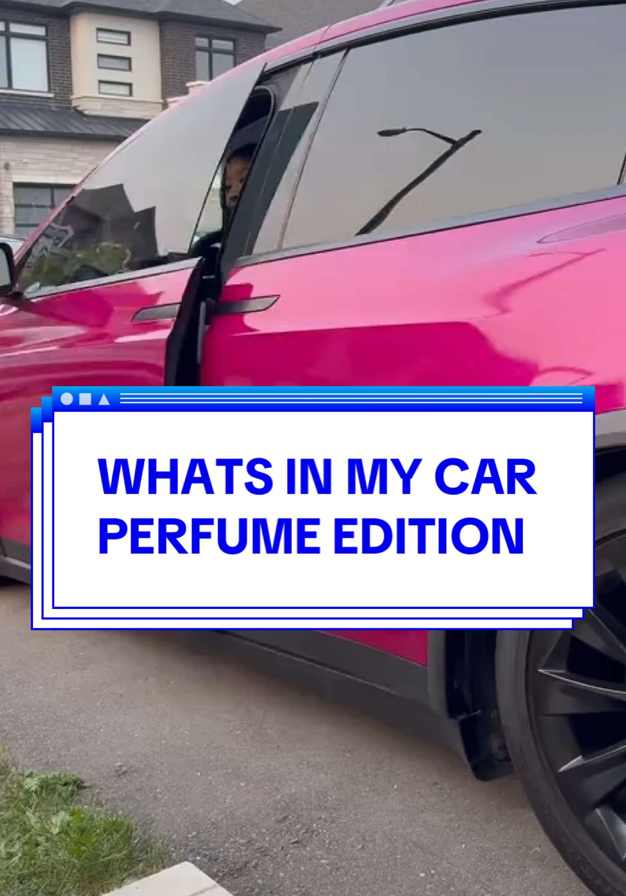 TikTok post by @parissvanity for Josie Maran. Caption reads: What’s it in car.. but make it ✨Perfume✨ ....