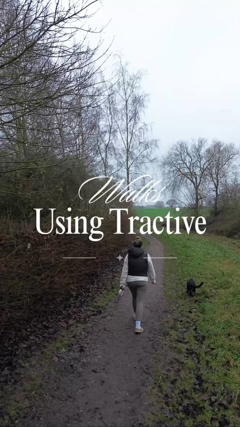 Instagram post by @milomoosworld for Tractive. Caption reads: Have you heard of Tractive? 

Walks have been less....