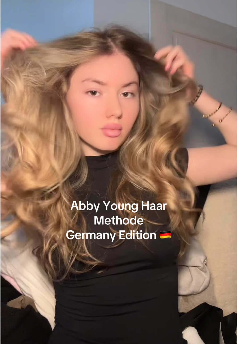 TikTok post by @charlieferariee for Wella. Caption reads: [...]                                            ....