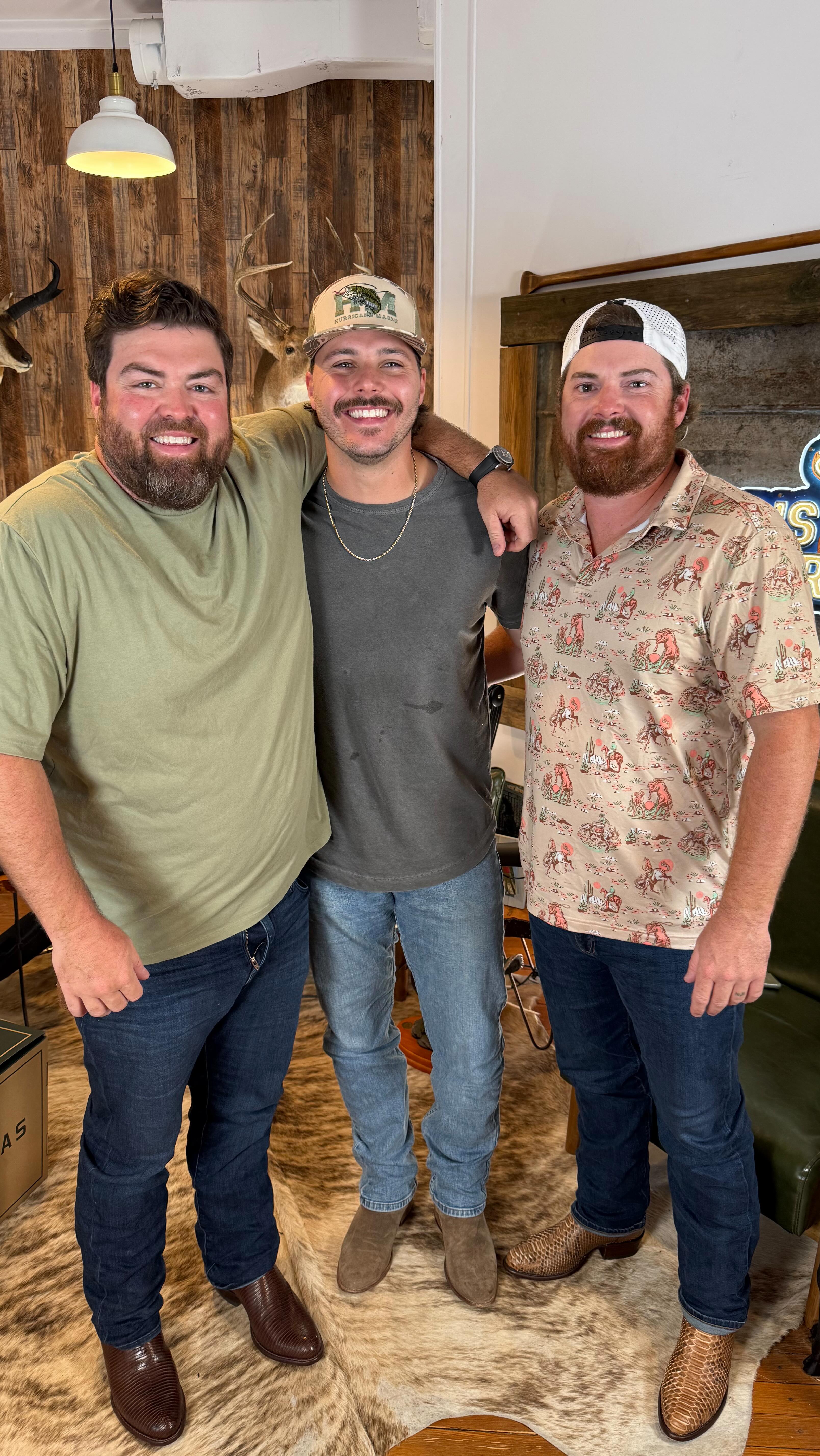 Instagram post by @thegodscountrypodcast for Tecovas. Caption reads: A simple man and CCMA ENTERTAINER OF THE YEAR on....