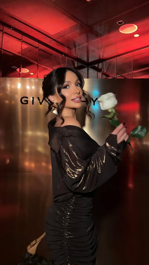 Instagram post by @ayla.splendid for Givenchy Beauty. Caption reads: Givenchy L'Interdit 2025 Parfum: more desirable....