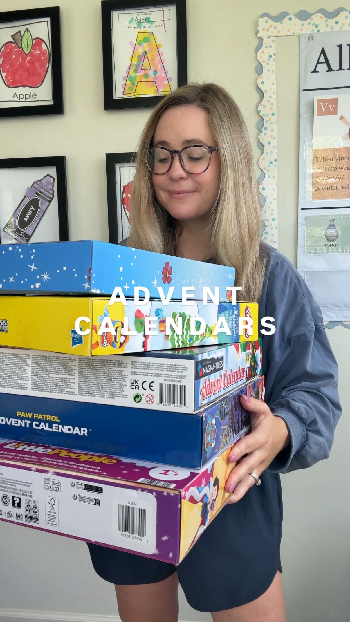 Instagram post by @alexgracelindsay for Play-Doh. Caption reads: my top recommendation ⬇️

Comment ADVENT and I’ll....