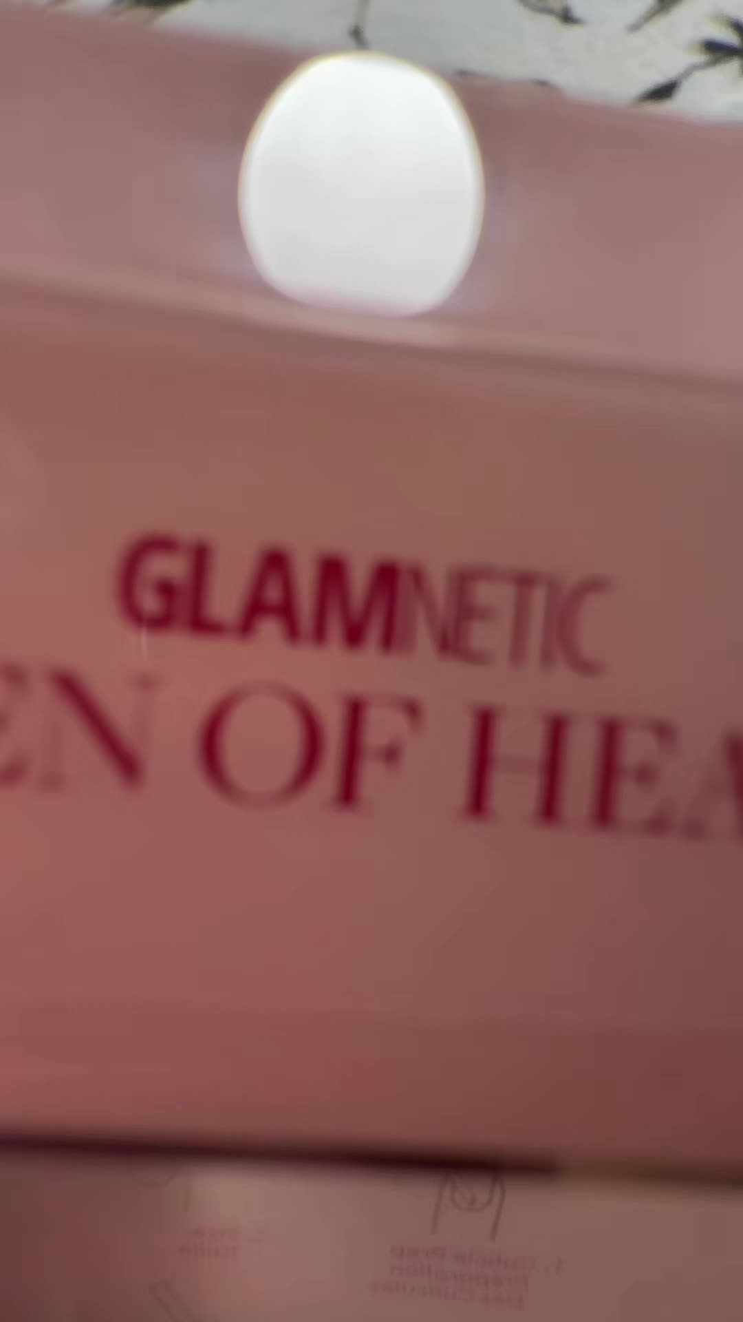 TikTok post by @d33empress for Glamnetic. Caption reads: #glamnetic #newrelease #lovenotes [...].