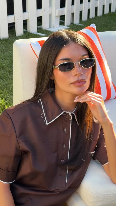 Instagram post by @aishapotter for Prada. Caption reads: @prada eyewear pop up at @nordstrom The Grove....