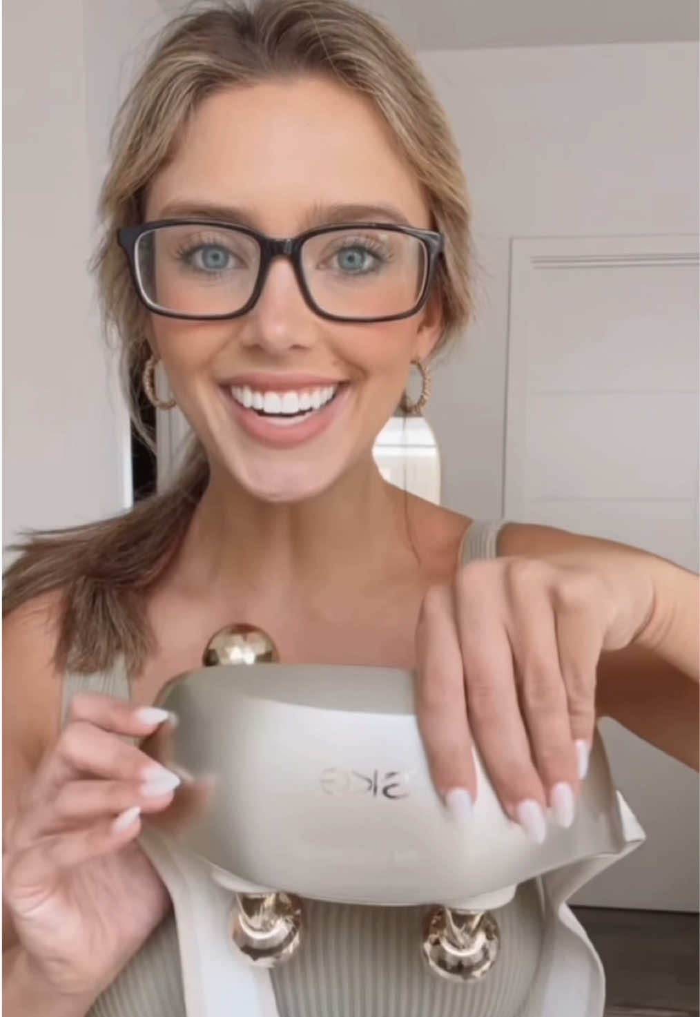 TikTok post by @sydneyalexsegars for SKG Health. Caption reads: [...]....