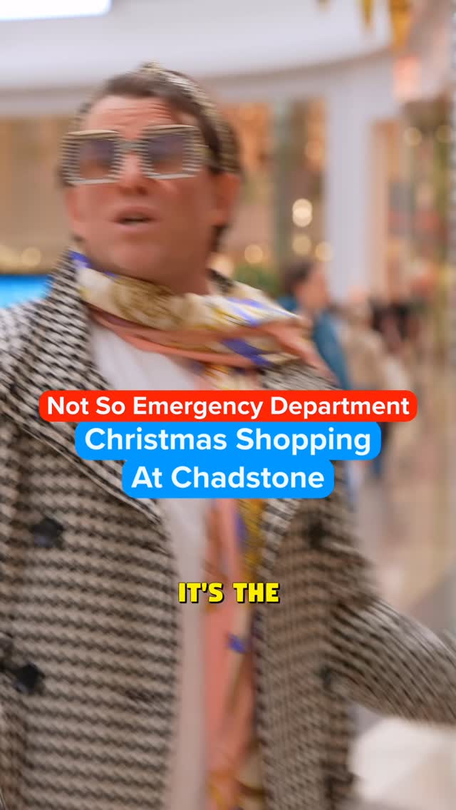 Instagram post by @jimmyrees_ for Chadstone. Caption reads: The outtakes of this video are people actually....