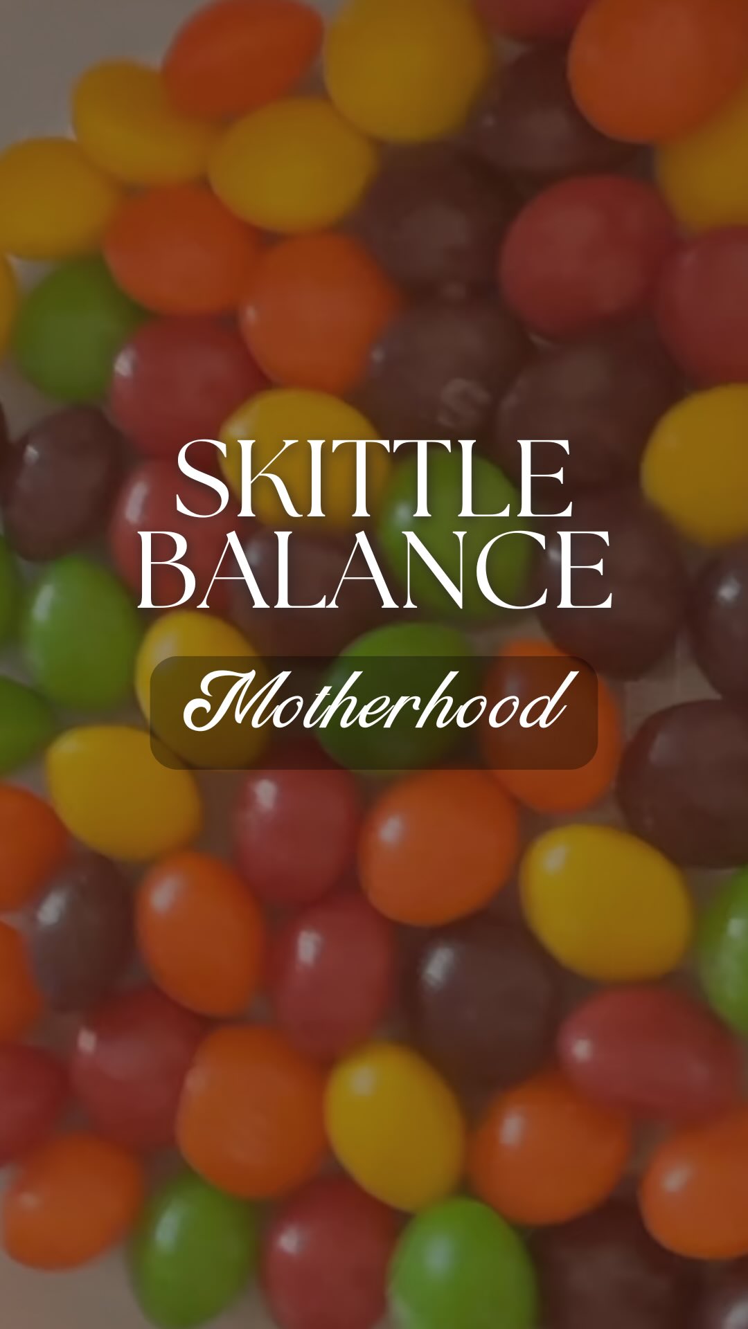 Instagram post by @mrsnalelewis for SKITTLES. Caption reads: Based on true events #skittles #comfortfood.