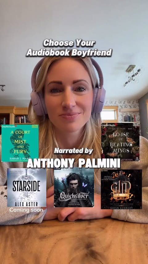 Instagram post by @kaila.books for Audible. Caption reads: Comment: LISTEN to get a free month of @audible....