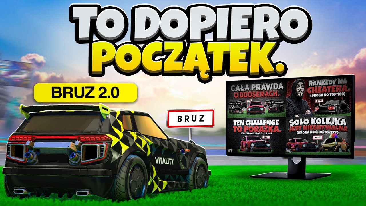 YouTube post by @bruzito for Media Expert. Caption reads: IS TOP 100 EVEN POSSIBLE? NEW CHAPTER. PRO GAMES....