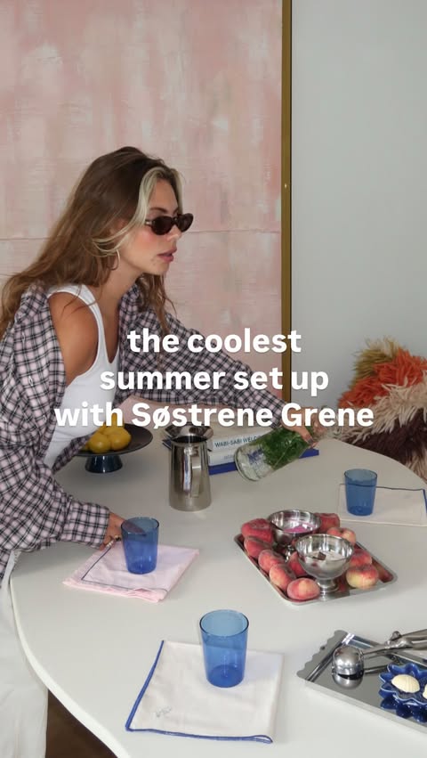 Instagram post by @viennasonia for Søstrene Grene. Caption reads: Advertisement @sostrenegrene 🪩 Helemaal obsessed....