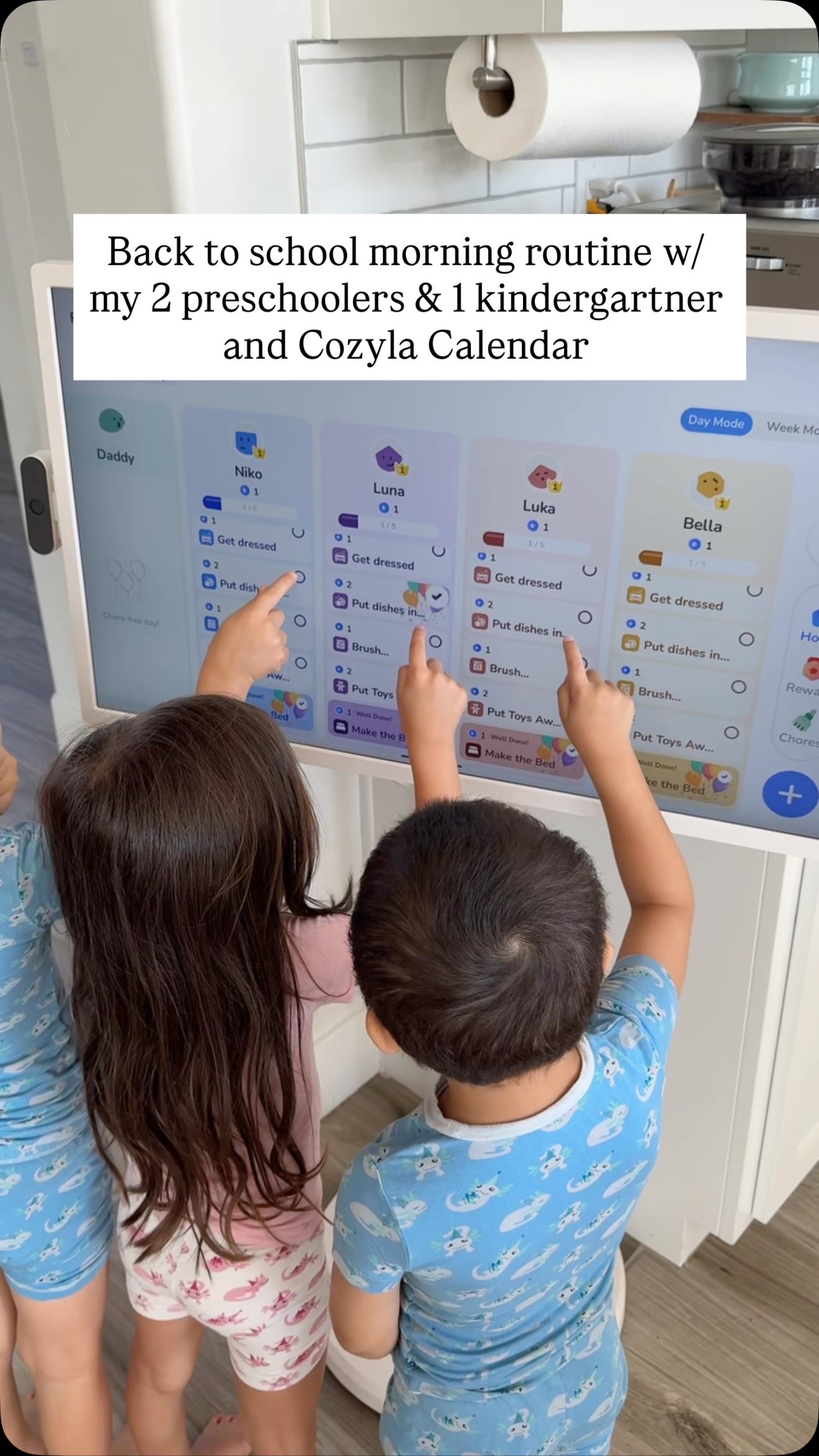 Instagram post by @mikalaidler for Cozyla. Caption reads: [...] have become a little less chaotic with....