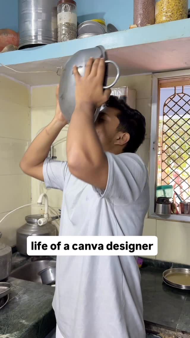 Instagram post by @sarcasm_in._.blood for Canva. Caption reads: Bore ho raha hoon collab kr leta hoon
#reels.