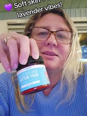 TikTok post by @joyquackers for Magnum Solace. Caption reads: [...] #SelfCare #Skincare @Magnum Solace Magnesium.