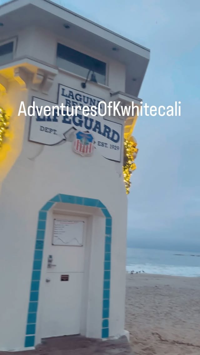 Instagram post by @kwhitecali for Entrepreneur. Caption reads: All is calm, 
All is bright
All Seasons
🌊....