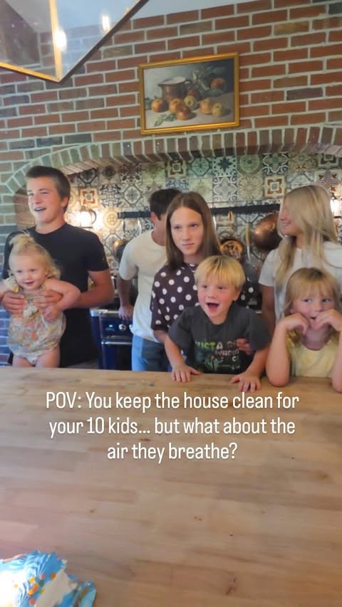 Instagram post by @thebradleybunchadventures for Levoit. Caption reads: [...] is clean too! We’ve been using the Levoit....