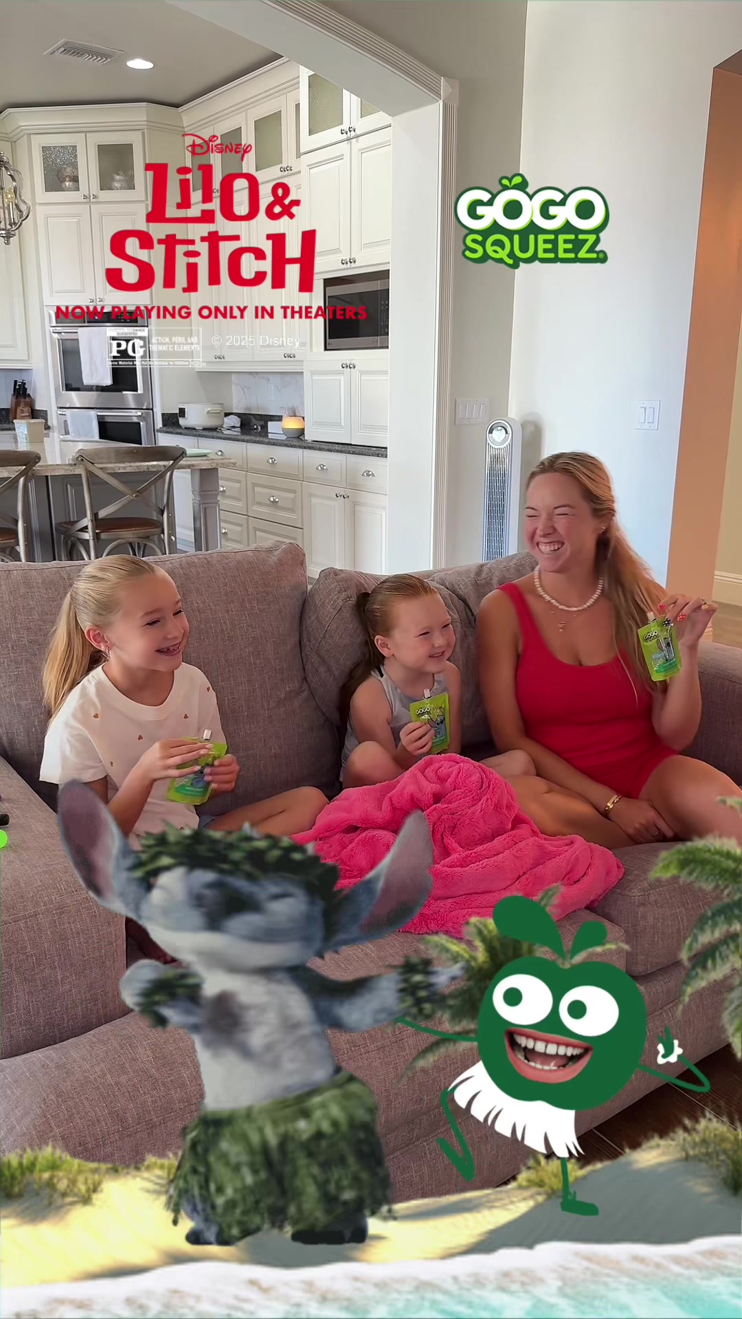 TikTok post by @lottie..weaver for GoGo squeeZ. Caption reads: #ad GoGo squeeZ® is our favorite on the go summer....