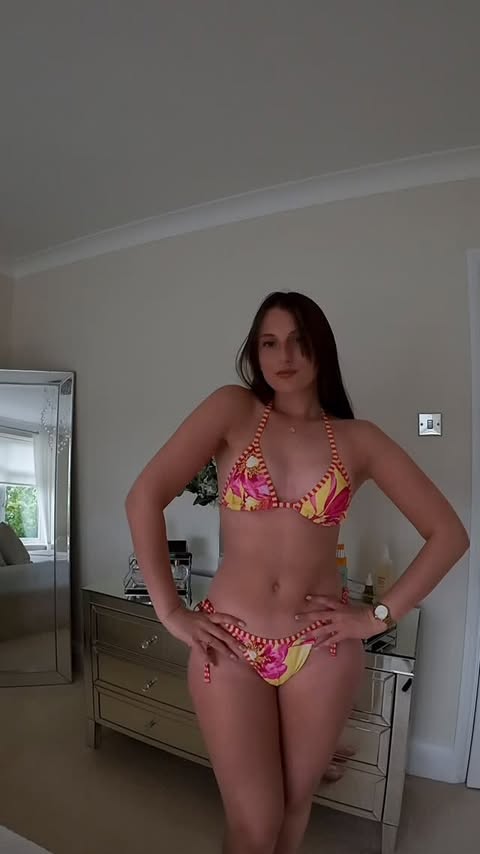 Instagram post by @jodiedesbois for Samiol. Caption reads: Bikini season is here! 👙 Bikinis from....