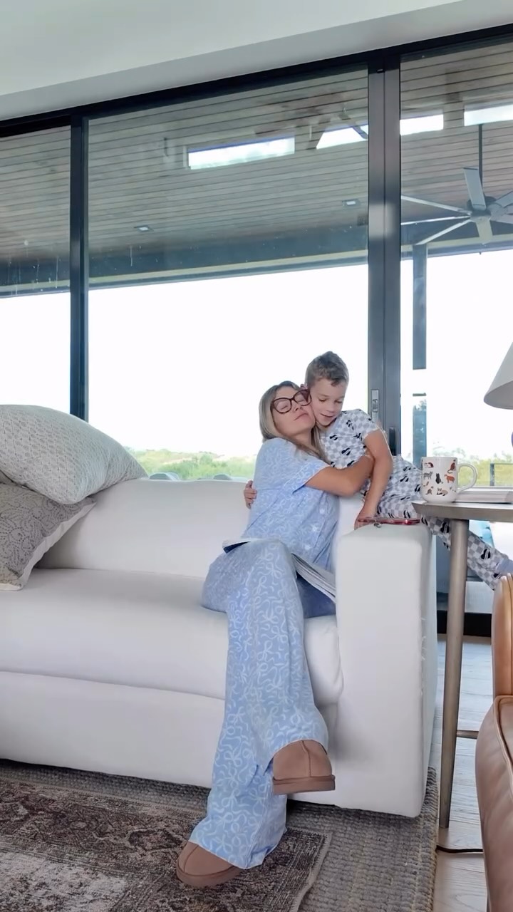 Instagram post by @ashleeknichols for Caden Lane. Caption reads: Come spend the last day of summer break with us!....