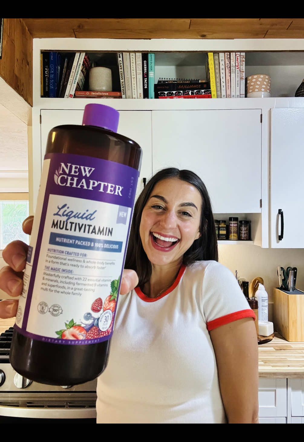 TikTok post by @theplatsman5 for newchapter. Caption reads: 10/10 feeling much healthier ✨💕 #ad....