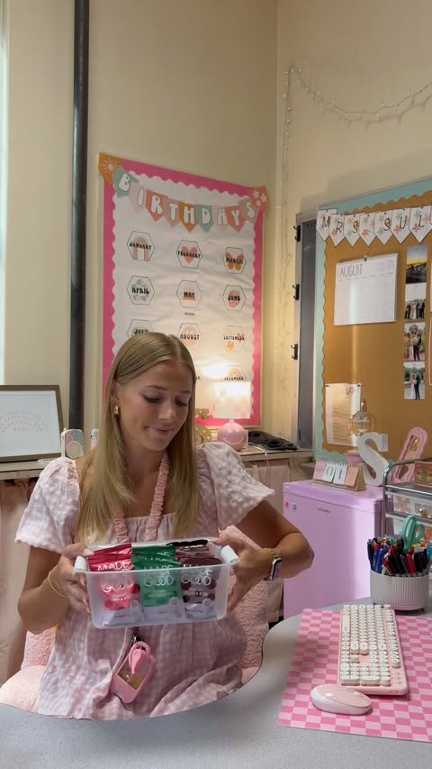 Instagram post by @mrs.sullivanteaches for MadeGood. Caption reads: [...] in my classroom: easy, grab-and-go....