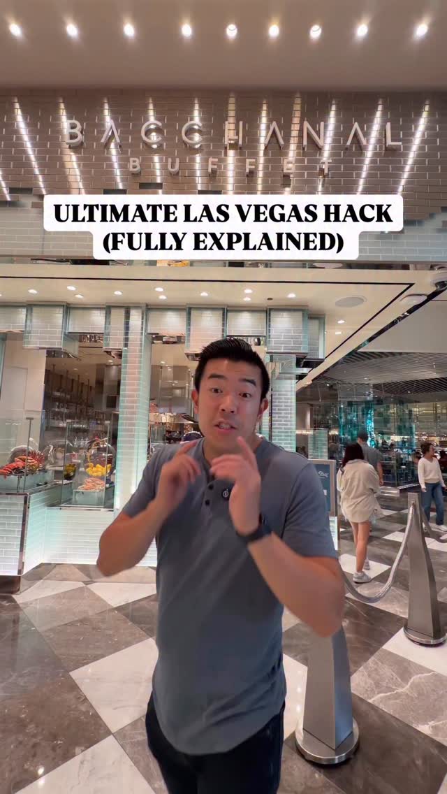 Instagram post by @jayteetakesabite for Groupon. Caption reads: The ultimate Las Vegas hack? 🎰 Finding the best....