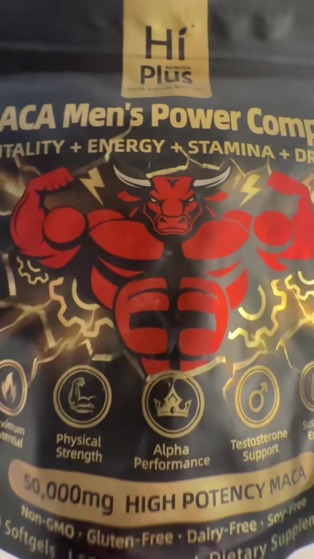 TikTok post by @brandysmith59 for HiPlus. Caption reads: [...] #smallcreatorsupport #hiplus #energy @HiPlus.