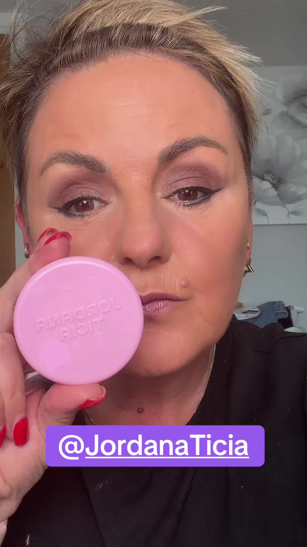 TikTok post by @nerysfromllanberis for Jordana Ticia Cosmetics. Caption reads: @Jordana Ticia okay I see you and boy this did not....