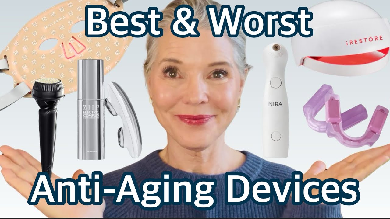 YouTube post by @TamarasTimelessBeauty for Banish. Caption reads: Best & Worst Anti-Aging Devices | Red Light....