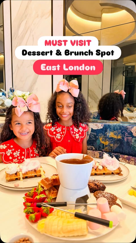 Instagram post by @londonfamilychronicles for HAUTE DOLCI. Caption reads: [...] summer, add this spot to your list!....