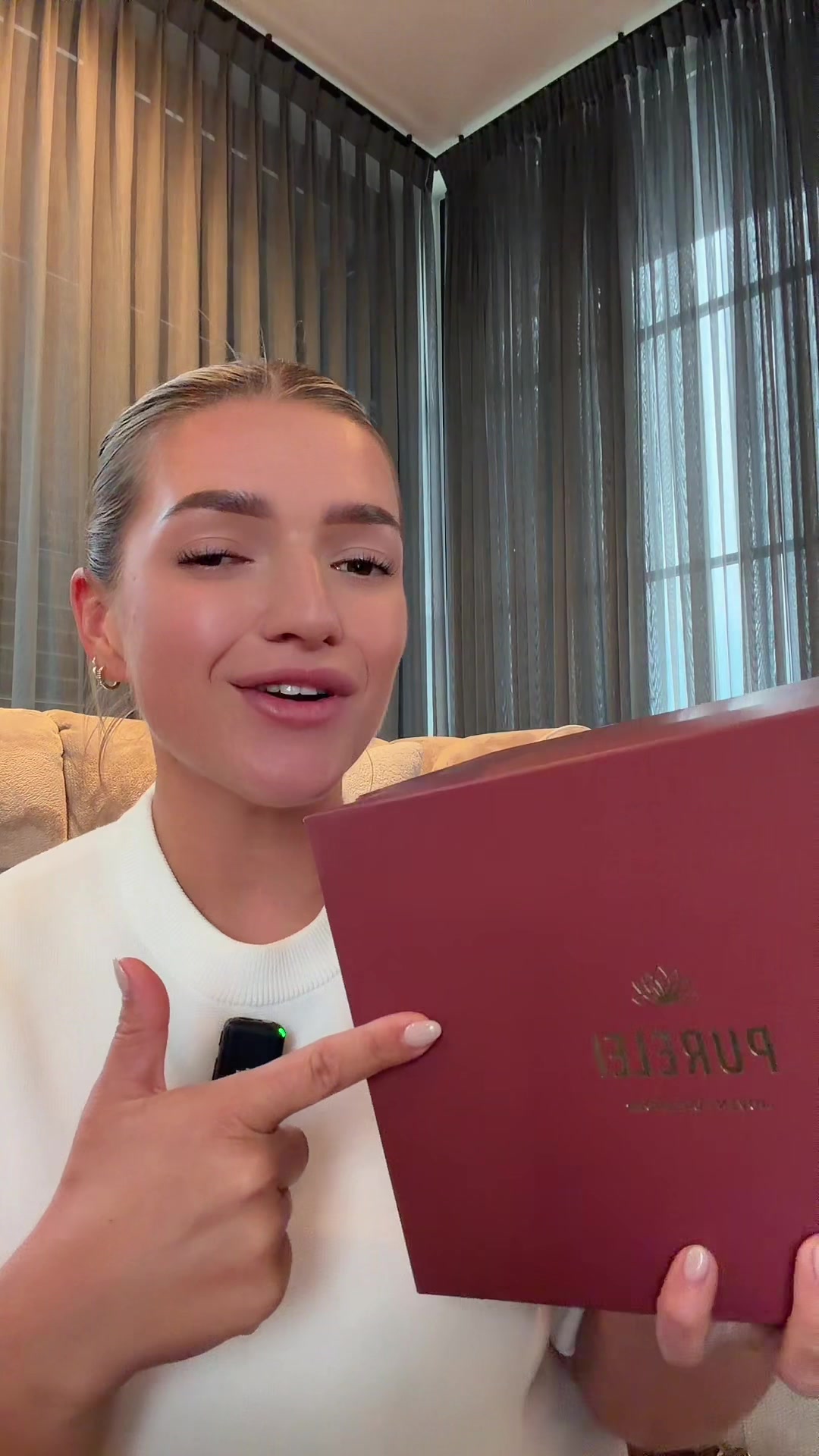 TikTok post by @kikiterhorst for PURELEI. Caption reads: [...] de allerbeste advent kalender ooit?!....