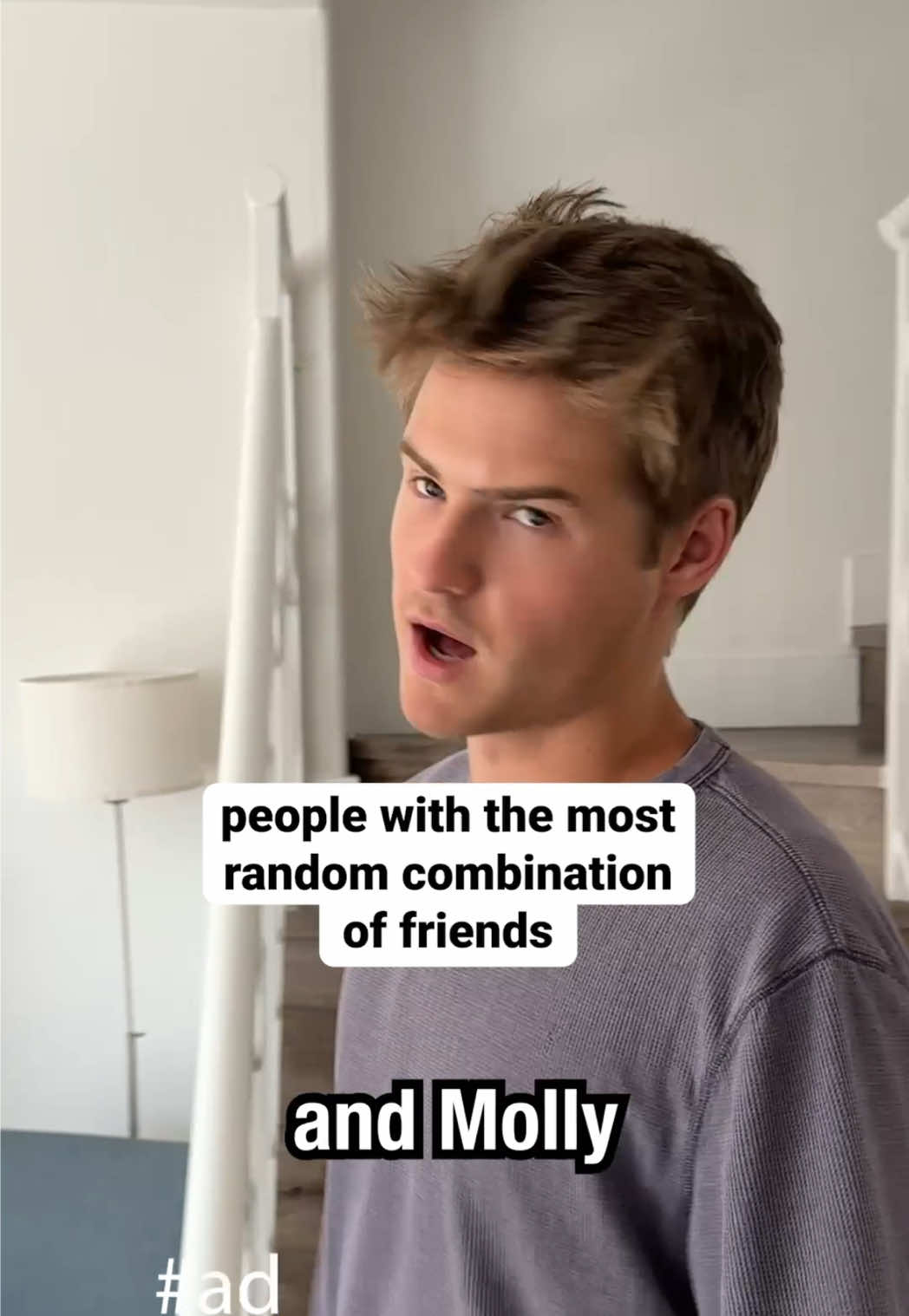 TikTok post by @themichobrothers for Visible. Caption reads: Their group chat must be insane 😂 @Visible #ad....