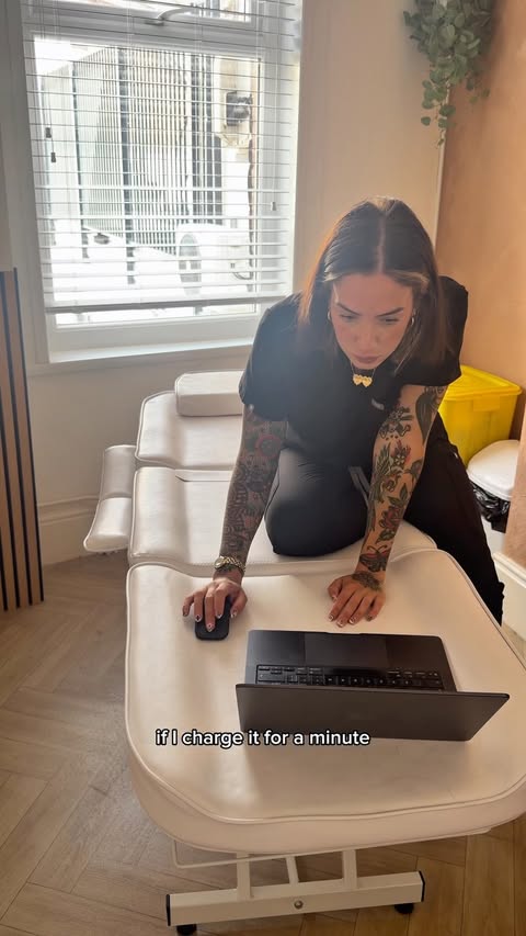 Instagram post by @alyshadevon for Logitech. Caption reads: [...] love, but to support my jobs I use the....