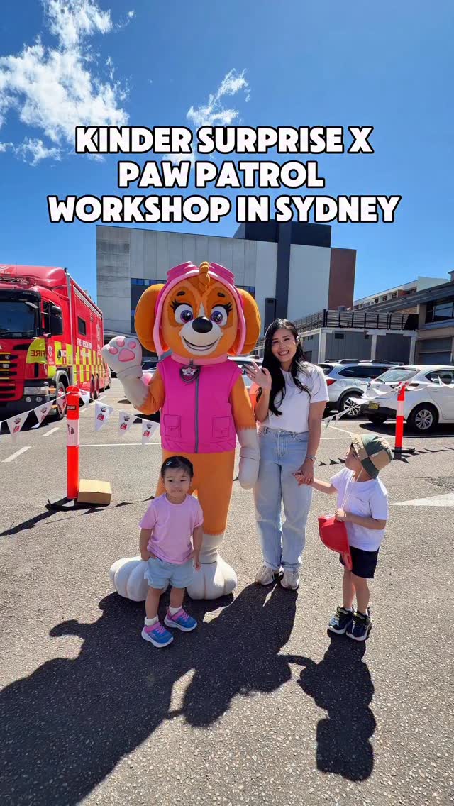 Instagram post by @anniesbucketlist for PAW Patrol. Caption reads: @kinderglobal Kinder Surprise x @pawpatrol....