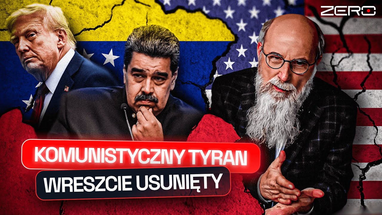 YouTube post by @KanalZeroPL for STS. Caption reads: ROKITA: MADURO - RUSSIAN-CHINESE AGENT. BILLIONS....