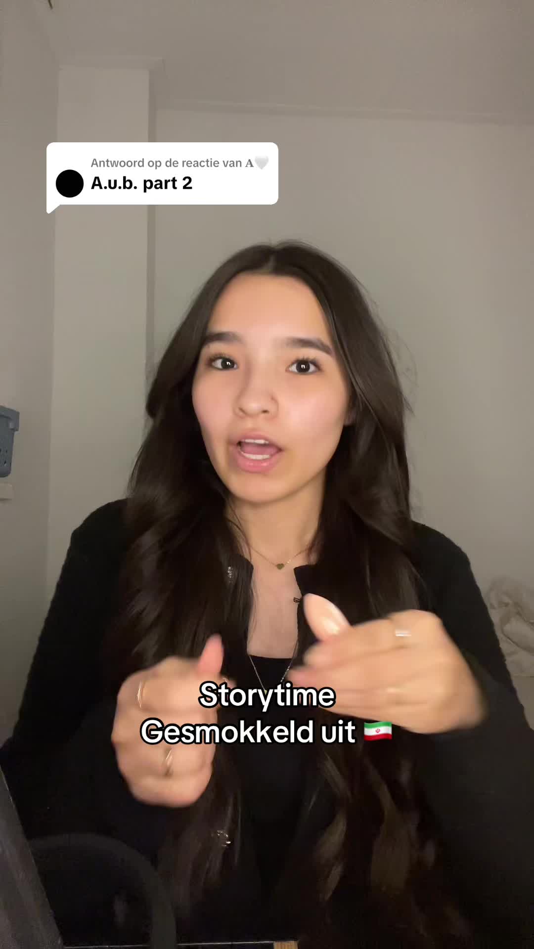 TikTok post by @narges_rz for Essence Cosmetics. Caption reads: Antwoorden op @𝐀🤍                               ....