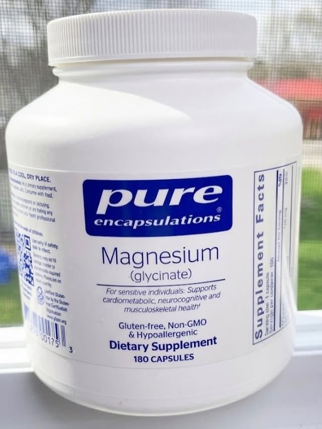 Instagram post by @angelamomof2_grammyof1 for Pure Encapsulations. Caption reads: [...] at a time 💙 #ad #sponsored....